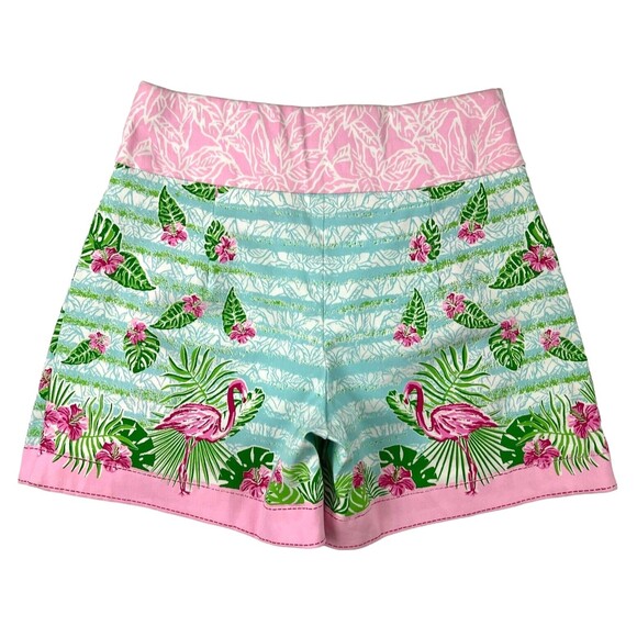 FamaZee by Donati Vittorio LAGUNA Shorts  Women's Size 6 Pink Print - Picture 2 of 8